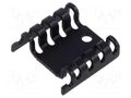 Heatsink: extruded; U; TO220; black; L: 20mm; aluminium; anodized SEIFERT ELECTRONIC KL-105/20/SW