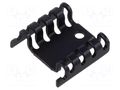 Heatsink: extruded; U; TO220; black; L: 20mm; aluminium; anodized SEIFERT ELECTRONIC KL-105/20/SW