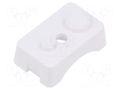 Clip; ABS; white; 10pcs. KRADEX ZM-ZPMB-ABS