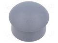 Stopper; polyamide; grey; Entrelec; Ø: 31.8mm; Size: 37; L: 17mm TE Connectivity 1SNG610074R0000