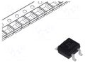 Bridge rectifier: single-phase; 200V; If: 0.8A; Ifsm: 30A; MiniDIP DIODES INCORPORATED HD02-T
