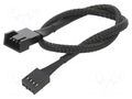Wire: for fan supplying; Plug: straight; 0.3m; extender Akasa AK-CBFA01-30