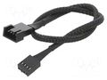 Wire: for fan supplying; Plug: straight; 0.3m; extender Akasa AK-CBFA01-30