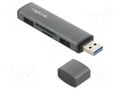 Hub USB; USB A socket x2,USB A plug; USB 3.2; PnP; grey; 5Gbps LOGILINK UA0394