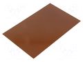 Laminate; FR4,fiberglass,epoxy resin; 1mm; L: 160mm; W: 100mm BUNGARD FR4100X160X10/3500