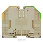PE terminal, Screw connection, 95 mm², 1000 V, Number of connections: 2, Number of levels: 1, Green/yellow Weidmuller 1037300000 04008190495664