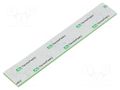 Tape: heat transfer; W: 20mm; L: 130mm; Thk: 2mm; 1.5W/mK AG TERMOPASTY THERMOPAD-15X2