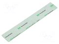 Tape: heat transfer; W: 20mm; L: 130mm; Thk: 2mm; 6W/mK AG TERMOPASTY THERMOPAD-6X2