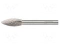 Rotary burr; Ø: 16mm; L: 77mm; Working part len: 32mm; 6mm; metal; 4 ALPEN-MAYKESTAG ALP.790406116100