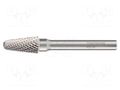 Rotary burr; Ø: 4mm; L: 50mm; metal; Working part len: 16mm; rod 6mm ALPEN-MAYKESTAG ALP.789606104100