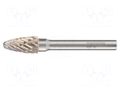 Rotary burr; Ø: 8mm; L: 65mm; Working part len: 18mm; 6mm; metal; 9 ALPEN-MAYKESTAG ALP.788906108100