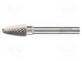 Rotary burr; Ø: 8mm; L: 63mm; Working part len: 18mm; 6mm; metal; 3 ALPEN-MAYKESTAG ALP.788306108100