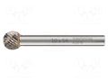 Rotary burr; Ø: 10mm; L: 54mm; metal; Working part len: 9mm; rod 6mm ALPEN-MAYKESTAG ALP.787606110100