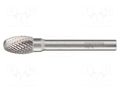 Rotary burr; Ø: 4mm; L: 50mm; metal; Working part len: 6mm; rod 6mm ALPEN-MAYKESTAG ALP.786606104100
