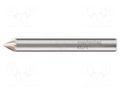Rotary burr; Ø: 4mm; L: 50mm; metal; Working part len: 4mm; rod 6mm ALPEN-MAYKESTAG ALP.785306104100