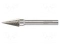 Rotary burr; Ø: 3mm; L: 38mm; metal; Working part len: 12mm; rod 3mm ALPEN-MAYKESTAG ALP.783303103100
