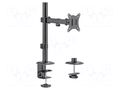 Holder; 9kg; 17÷32"; Arm len: 200mm; Standard: 75x75mm,100x100mm LOGILINK BP0171