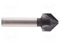 Countersink; cemented carbide; Mounting: rod 4mm; 5.3mm ALPEN-MAYKESTAG ALP.663700530100