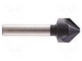 Countersink; cemented carbide; Mounting: rod 6mm; 8.3mm ALPEN-MAYKESTAG ALP.640700830100