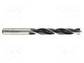 Drill bit; for wood; Ø: 9mm; L: 125mm; steel CV; blister; HOLZ ALPEN-MAYKESTAG ALP.61600900100