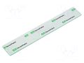 Tape: heat transfer; W: 20mm; L: 130mm; Thk: 2mm; 2.4W/mK AG TERMOPASTY THERMOPAD-24X2