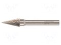 Rotary burr; Ø: 6mm; L: 42mm; metal; plunger; Working part len: 13mm ALPEN-MAYKESTAG ALP.783603106100
