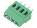 Connector: PCB terminal block; terminal; 16A; 300V; angled 90° ADAM TECH EB147A-04-D