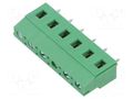 Connector: PCB terminal block; terminal; 16A; 300V; angled 90° ADAM TECH EB147A-06-M