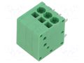 Connector: PCB terminal block; terminal; 10A; 300V; angled 90° ADAM TECH EB163A-03-A