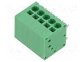 Connector: PCB terminal block; terminal; 10A; 300V; angled 90° ADAM TECH EB163A-05-A