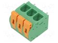 Connector: PCB terminal block; terminal; 27A; 600V; angled 90° ADAM TECH EB171A-03-M