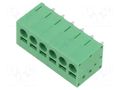 Connector: PCB terminal block; terminal; 20A; 300V; straight; 1x6 ADAM TECH EB163A-06-C-180
