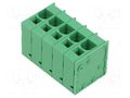 Connector: PCB terminal block; terminal; 66A; 600V; angled 90° ADAM TECH EB167A-05-H