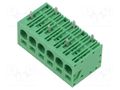 Connector: PCB terminal block; terminal; 40A; 600V; angled 90° ADAM TECH EB167A-06-M