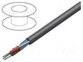 Wire; EcoCable Mini; 3x24AWG; shielded,Al-PET foil; MPPE; 300V ALPHA WIRE 78123-SL005