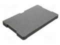 Foam insert; graphite; 500x320x40mm; 2pcs. LeanFoam LF-A-MILL-PACK