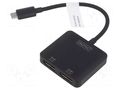 Adapter; DisplayPort 1.4,HDCP 2.2; black DIGITUS DS-45339
