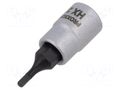 Socket; hex key,socket spanner; HEX 2mm; 1/4" PROXXON PR23744