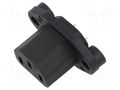 Female; for panel mounting,screw; socket; 250V; 10A SCHURTER 6182.0004