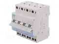 Module: mains-generator switch; Poles: 4; 230/400VAC; 40A; IP20 F&F PSA-440