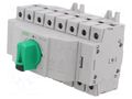 Module: mains-generator switch; Poles: 4; 415VAC; 63A; IP20 F&F PSR-463