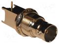 Connector: BNC; socket; female; straight; 75Ω; THT; PTFE; brass AMPHENOL RF 112803