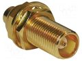 Connector: MCX; socket; female; straight; 50Ω; soldering; PTFE AMPHENOL RF 252163