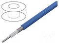 Wire: coaxial; Semi Flex 141; wire; Cu; FEP; blue,transparent; 25m TELEGÄRTNER L01030B0021