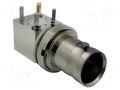 Connector: BNC; socket; female; angled 90°; 75Ω; THT; PTFE; brass AMPHENOL RF 112809-75