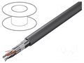 Wire; EcoCable Mini; 3x2x24AWG; MPPE; dark grey; 300V; 30.5m; 100ft ALPHA WIRE 78233-SL005