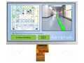 Display: TFT; 7"; 1024x600; Illumin: LED; Dim: 164.8x99.8x5.65mm RAYSTAR OPTRONICS RFH700A7-AIW-LNN