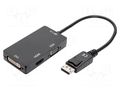 Converter; 0.2m; DisplayPort 1.2,HDMI 1.4; black DIGITUS AK-340418-002-S