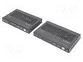 HDMI extender; HDBaseT™,HDCP 2.2,HDMI 2.0,PoE,USB 2.0; black DIGITUS DS-55523