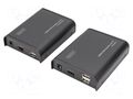 Device: KVM switch; black; extender via cable Ethernet DIGITUS DS-55202